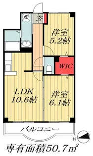 千葉県市川市新井2【マンション】の間取り