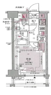 クレヴィア山吹神楽坂【2階】の間取り