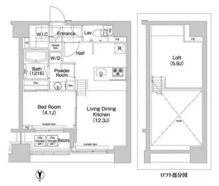 コンフォリア新川【9階】の間取り