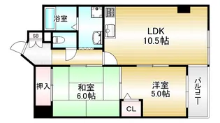 ドムール清水丘【2階】の間取り