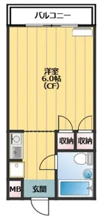 ダイホープラザ荻窪【2階】の間取り