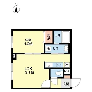 フレンズN20【4階】の間取り