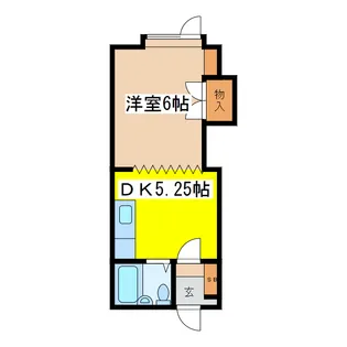 ラ・シエル芦野【1階】の間取り