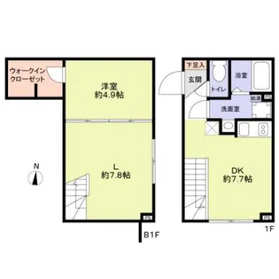 VISTA MAGOME【1階】の間取り