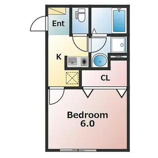 プレシャス熊谷【1階】の間取り