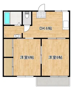 フレグランス新田【2階】の間取り