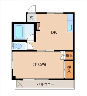 セントラルハイツ【2階】の間取り
