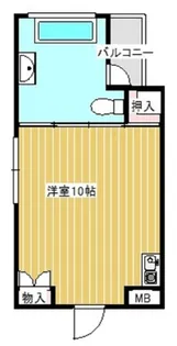 新都心ヒルズ(R)【8階】の間取り