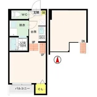 a l’ aise (アレーズ) 太子堂【2階】の間取り