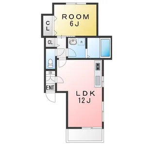 スクエアM上大岡【1階】の間取り