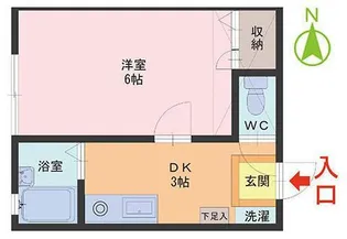 セルーラ松本【2階】の間取り