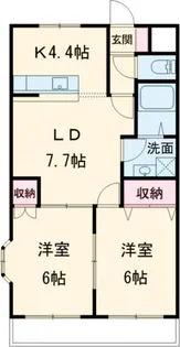 ヴィヴィエンダ壱番館【2階】の間取り