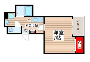 A pexgarden【6階】の間取り
