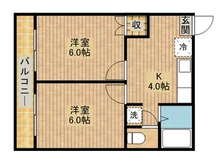 えいすうセゾンII【2階】の間取り