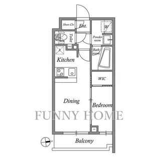 レジデンス経堂桜丘【1階】の間取り