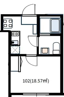 Casa四葉A(カーサヨツバ)【1階】の間取り