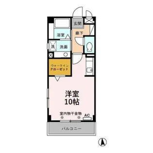 アバンウェル荒川【2階】の間取り
