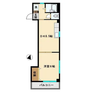 中村ハイツ【2階】の間取り