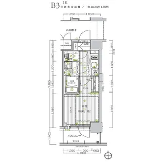 エスリード江坂アルテリア【4階】の間取り