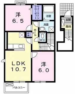 グラース ヴィラ I【2階】の間取り