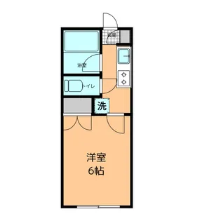 クレール大沢【1階】の間取り
