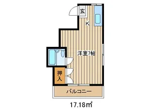 シティーコーポII【2階】の間取り