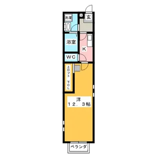villa camelia【3階】の間取り
