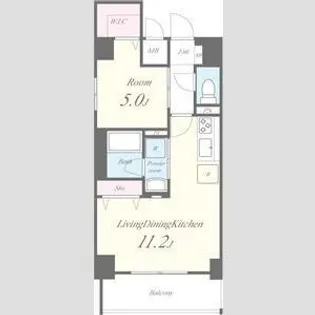 コンセール東桜【1階】の間取り
