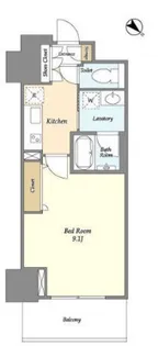 フロンティア新宿タワー【12階】の間取り
