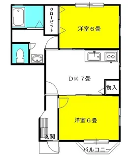 メゾン ド アヴェニュー【1階】の間取り