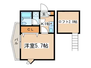リベ多摩川【4階】の間取り