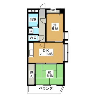 メゾンドマルシェ【4階】の間取り