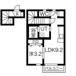 さくらブルーム【2階】の間取り