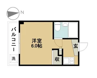 ロフトヒルズ【2階】の間取り