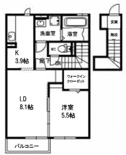 メゾン昴【2階】の間取り