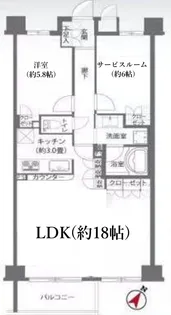 ガーデンホーム南千住EX Plaza【3階】の間取り