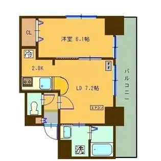 サンコート表参道【2階】の間取り