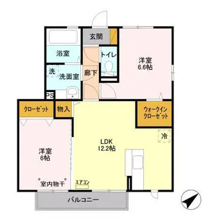 ビックペンラピス【2階】の間取り