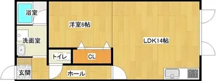 パークサイドアベニュー【1階】の間取り