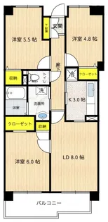 パークプレイスIII【6階】の間取り