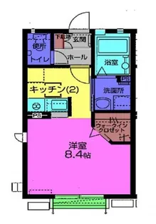 ラフォーレ武蔵野B【1階】の間取り