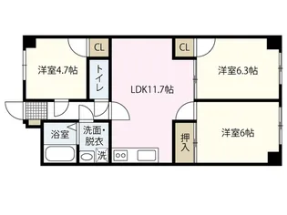 Marionette XIV【6階】の間取り