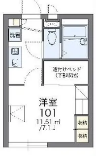 レオパレス茂【2階】の間取り