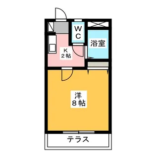 エスポワール初生B【1階】の間取り