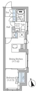 COMPOSITE新宿三丁目【3階】の間取り