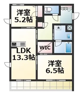 ラピス―ル【2階】の間取り