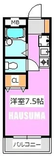ハイネス14【1階】の間取り