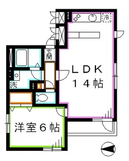 LAPiS三鷹【2階】の間取り