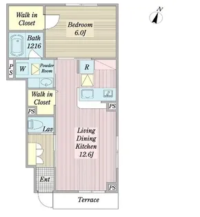 Reposer【1階】の間取り