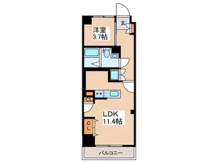 ハイネス富士見ヶ丘【3階】の間取り